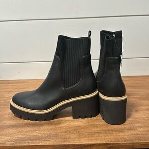 NWT Dolce Vita black moto boot